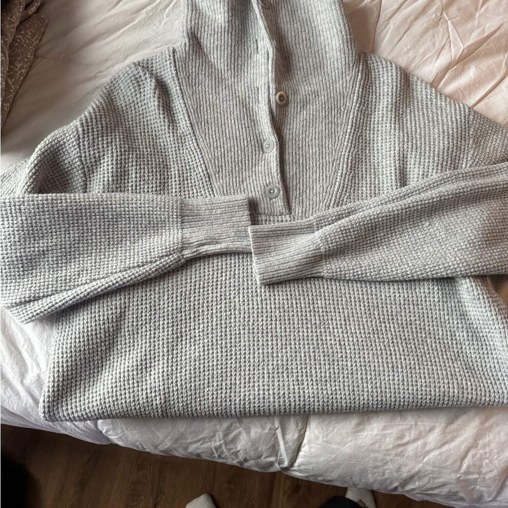 Gray Knit Womens Sweater